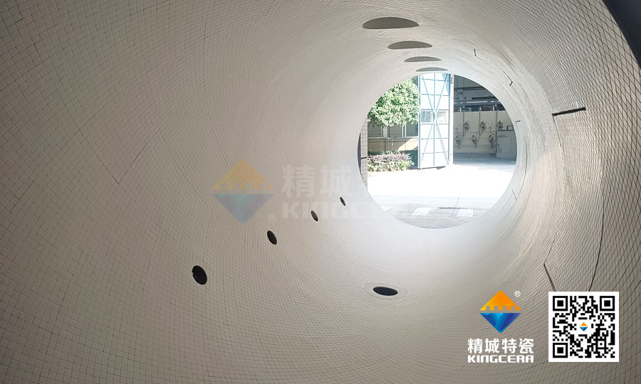 1xBET特瓷管道耐磨陶瓷装置