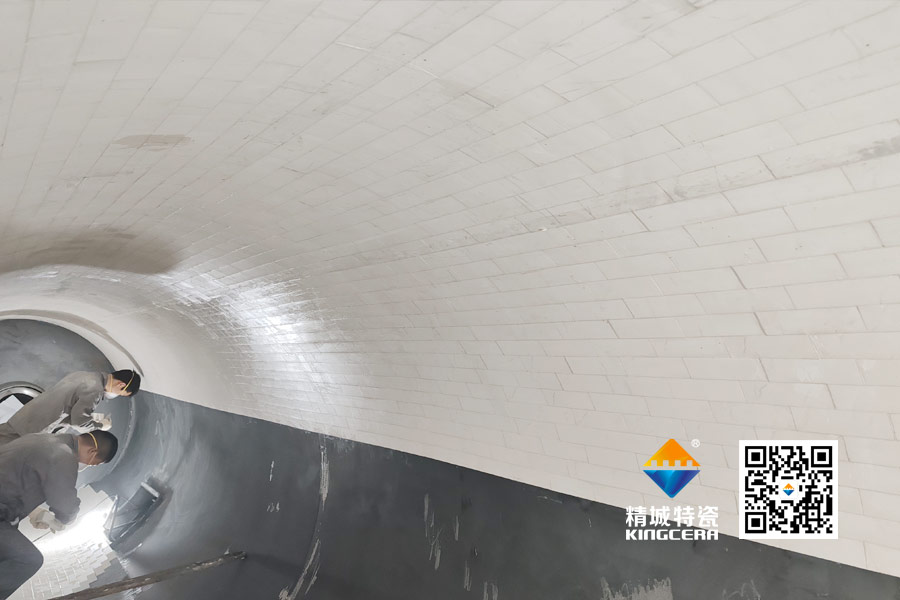 球磨机陶瓷衬板装置