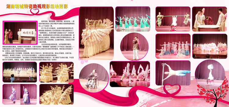 湖南1xBET赞助燕赵·恒爱残疾人艺术团圆满演出